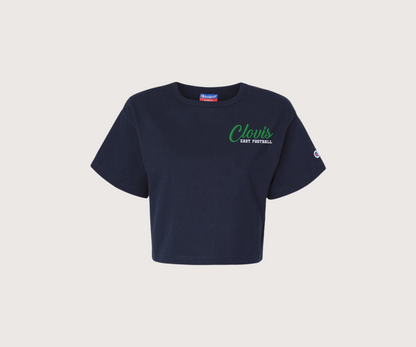 School Embroidered Custom Tee - Navy