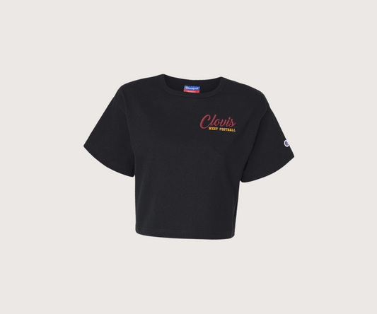 School Embroidered Custom Tee - Black