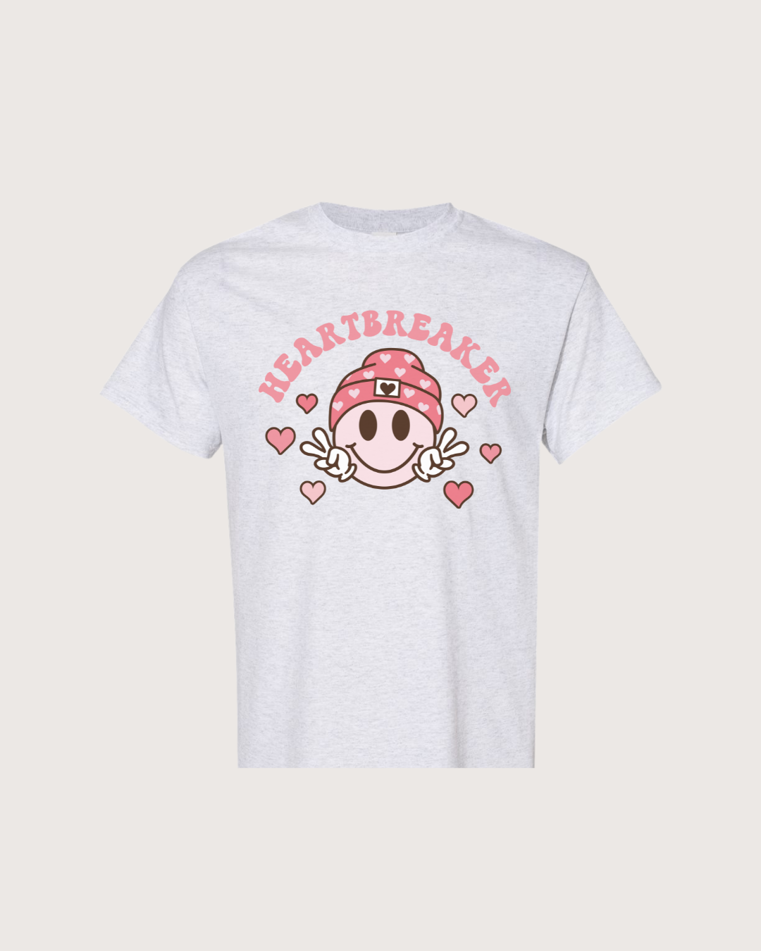 Heartbreaker Pink Valentines Tee