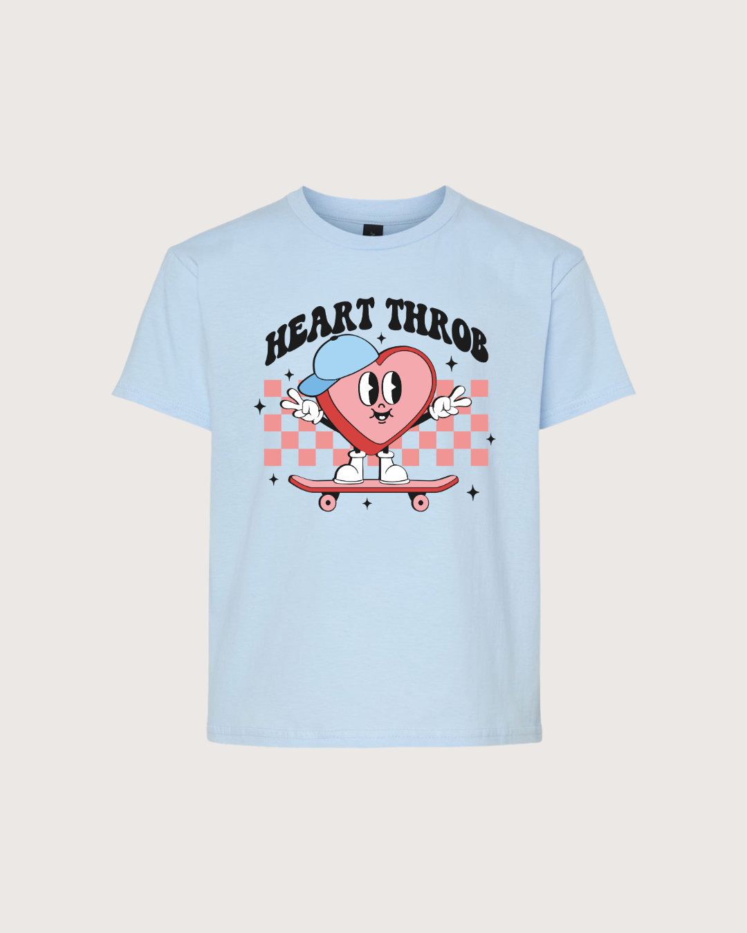 Heart Throb Valentines Tee - Blue