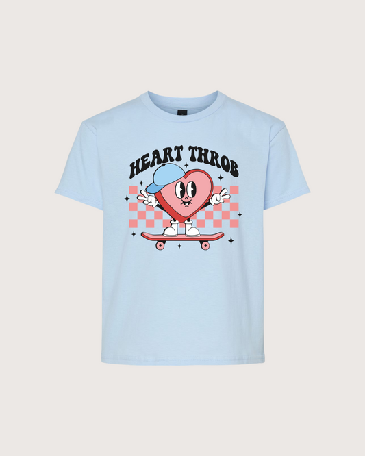 Heart Throb Valentines Tee - Blue