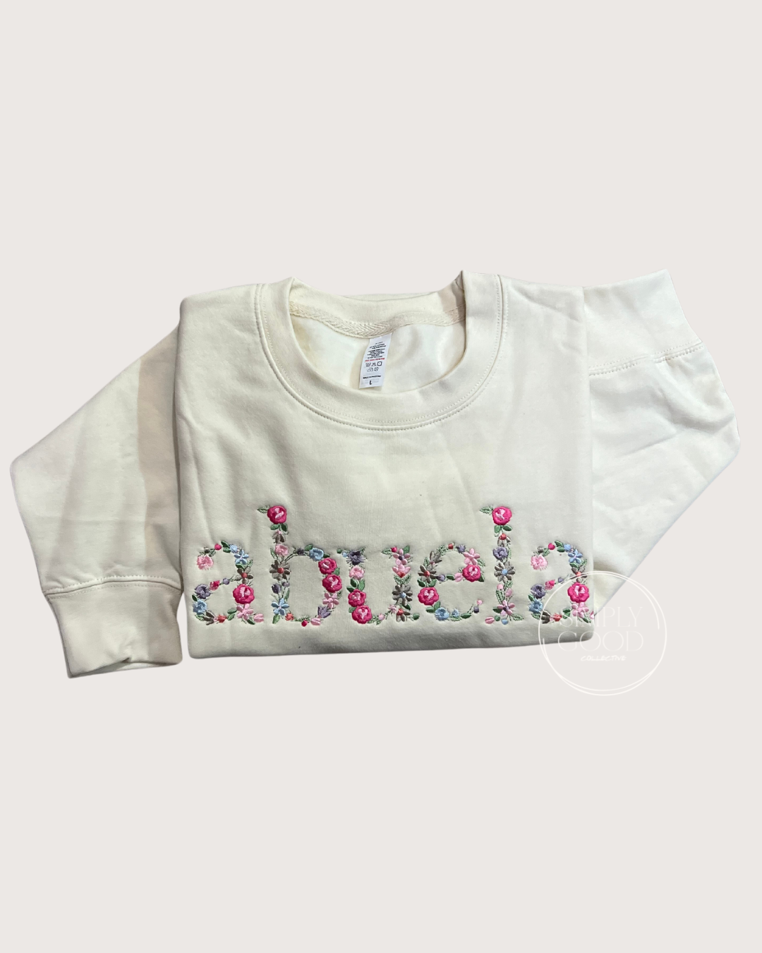 Abuela Floral Embroidered Sweater