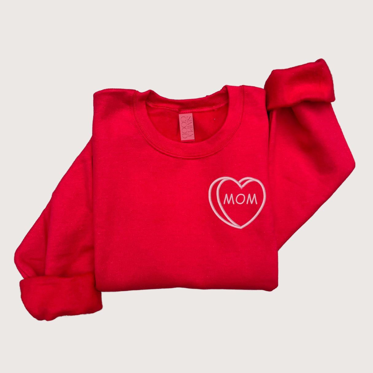 Custom candy heart sweater, mom valentines sweater