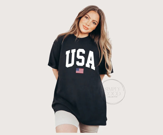 USA Tee - Black