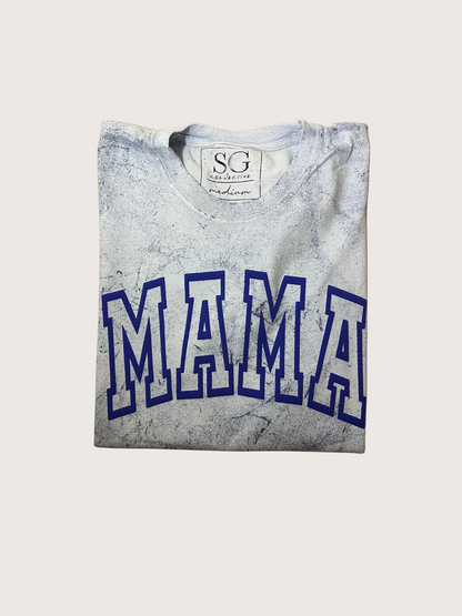 Mama Grunge Tee - Lighting Blue