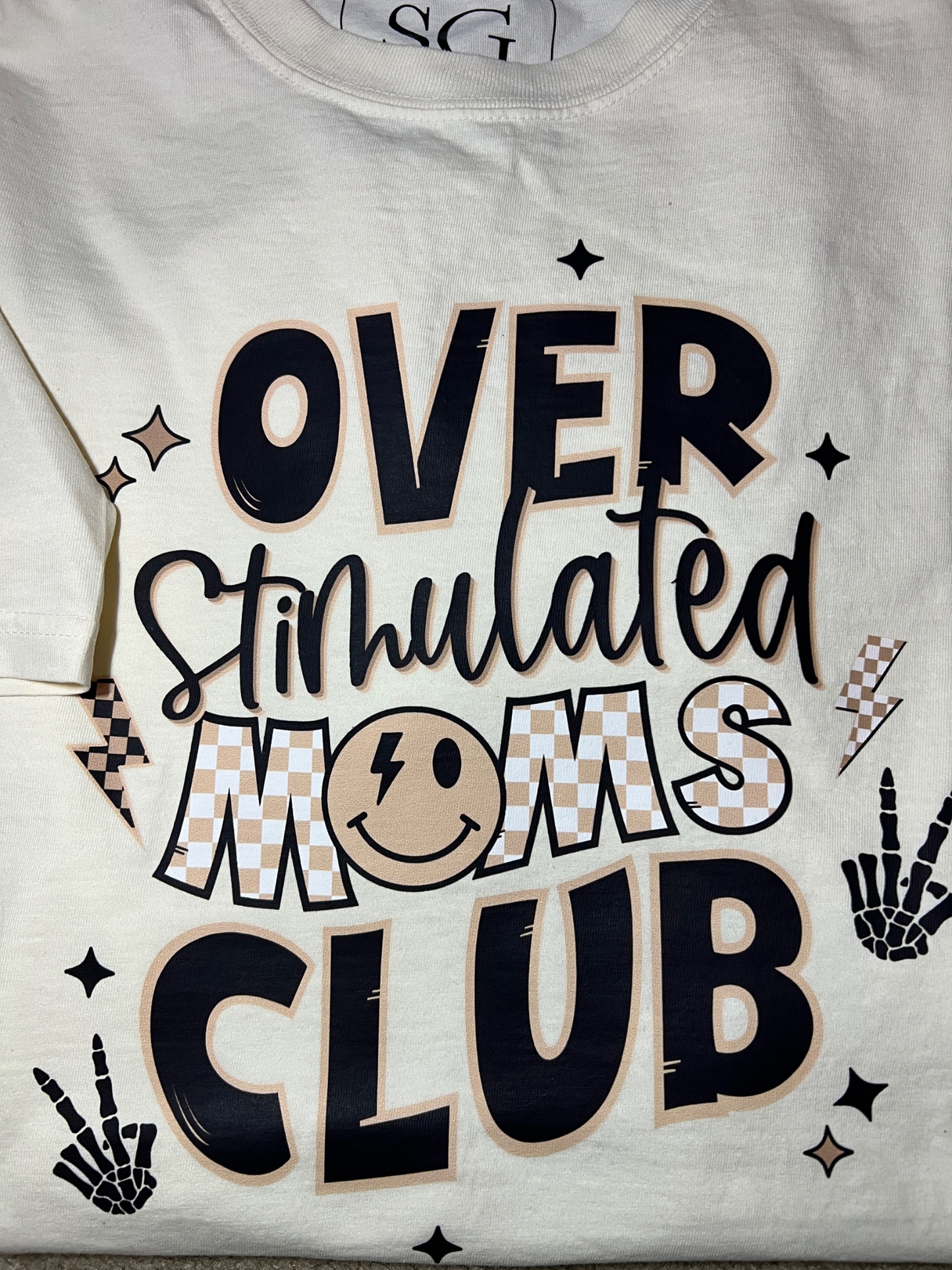 Overstimulated Moms Club Tee