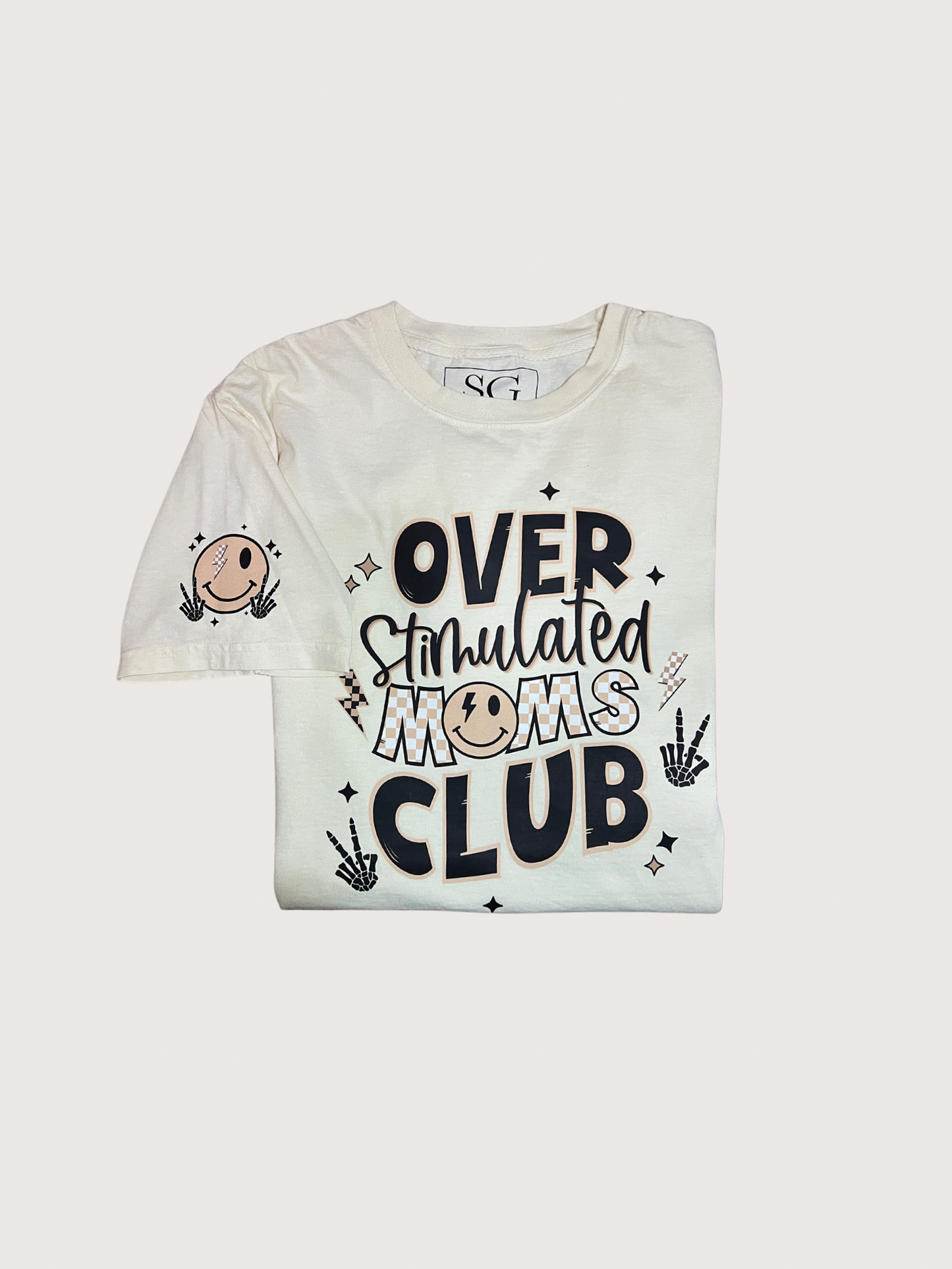 Overstimulated Moms Club Tee