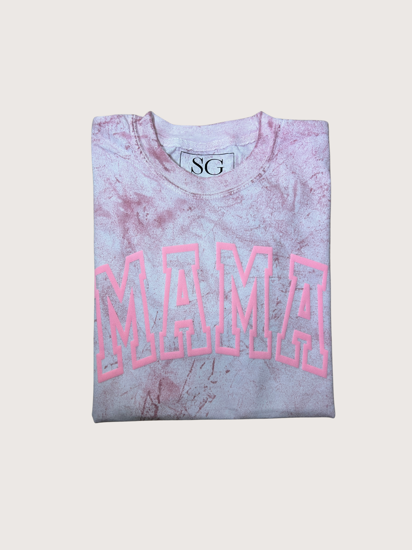 Mama Grunge Tee - Pink Punch