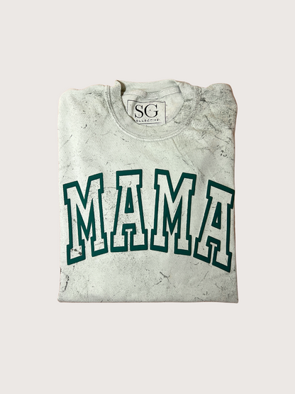 Mama Grunge Tee - Emerald Blast